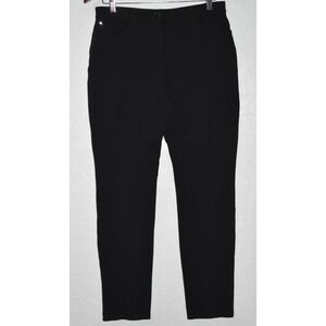 Chicos So Slimming 0/4 Regular Black 5-pocket Cotton Stretch Pants 29 in inseam